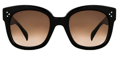 Celine CL 41805/s 807 HA Audrey Black Sunglasses .